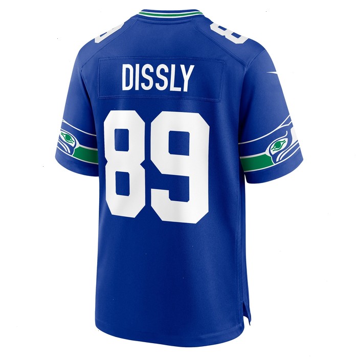 Will Dissly Seattle Seahawks Nike Throwback Player Game Jersey - Royal