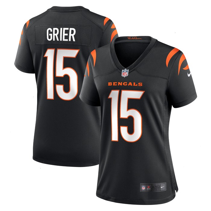 Will Grier Cincinnati Bengals Nike Women's Team Game Jersey - Black