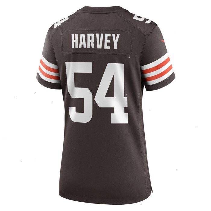 Willie Harvey Cleveland Browns Nike Women's Player Game Jersey - Brown