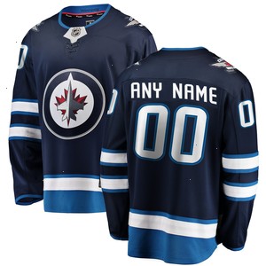 Winnipeg Jets Fanatics Branded Home Breakaway Custom Jersey - Blue