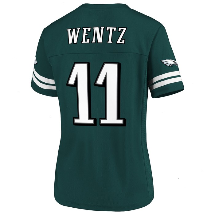 Women's Carson Wentz Midnight Green Philadelphia Eagles Player Jersey