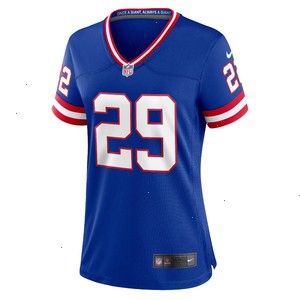 Xavier McKinney New York Giants Nike Women's Classic Player Game Jersey - Royal