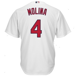 Yadier Molina St. Louis Cardinals Big & Tall Replica Player Jersey - White