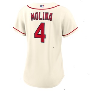 Yadier Molina St. Louis Cardinals Nike Women's Alternate Replica Player Jersey - Cream