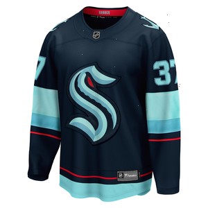 Yanni Gourde Seattle Kraken Fanatics Branded Home Premier Breakaway Player Jersey - Deep Sea Blue