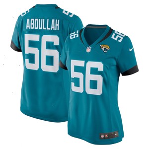 Yasir Abdullah Jacksonville Jaguars Nike Women's Team Game Jersey - Teal