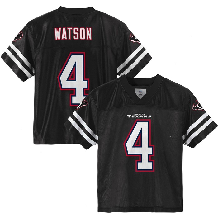 Youth Deshaun Watson Black Houston Texans Player Jersey