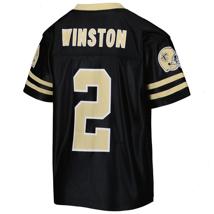 Youth Jameis Winston Black New Orleans Saints Player Jersey