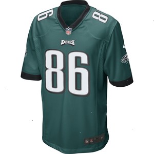 Zach Ertz Philadelphia Eagles Nike Game Jersey - Midnight Green