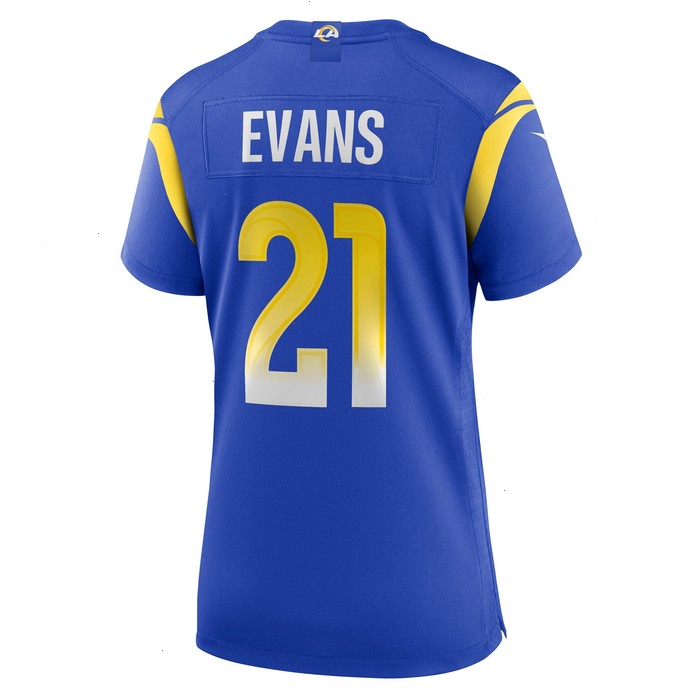 Zach Evans Los Angeles Rams Nike Women's Home Game Jersey - Royal