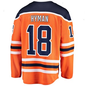 Zach Hyman Edmonton Oilers Fanatics Branded Breakaway Player Jersey - Orange