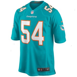 Zach Thomas Miami Dolphins Nike Game Retired Player Jersey - Aqua