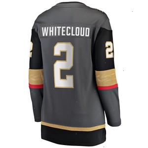 Zach Whitecloud Vegas Golden Knights Fanatics Branded Women's Alternate Breakaway Jersey - Gray