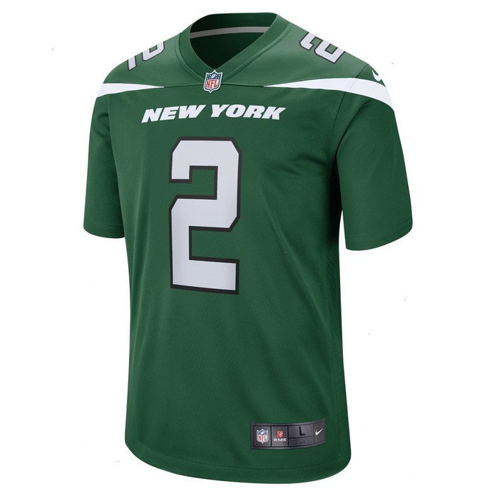 Zach Wilson New York Jets Nike Game Jersey - Gotham Green