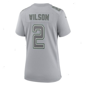 Zach Wilson New York Jets Nike Women's Atmosphere Fashion Game Jersey - Gray