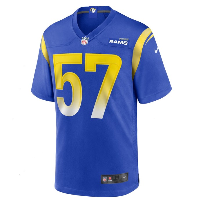 Zachary Thomas Los Angeles Rams Nike Team Game Jersey - Royal