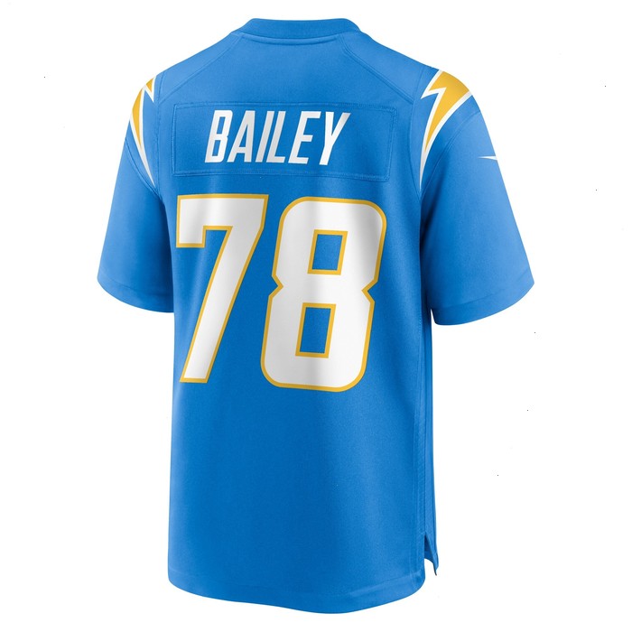 Zack Bailey Los Angeles Chargers Nike Player Game Jersey - Powder Blue