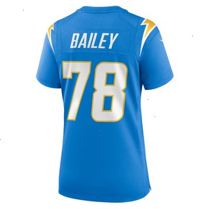 Zack Bailey Los Angeles Chargers Nike Women's Player Game Jersey - Powder Blue