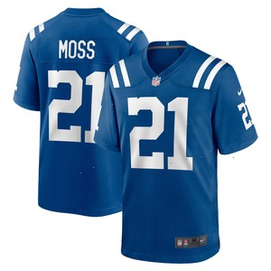 Zack Moss Indianapolis Colts Nike Game Player Jersey - Royal