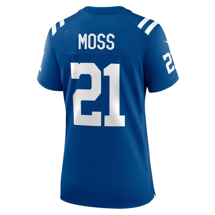 Zack Moss Indianapolis Colts Nike Women's Game Player Jersey - Royal