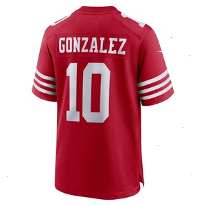 Zane Gonzalez San Francisco 49ers Nike Game Jersey - Scarlet