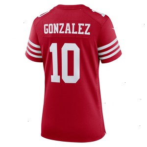 Zane Gonzalez San Francisco 49ers Nike Women's Game Jersey - Scarlet