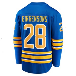 Zemgus Girgensons Buffalo Sabres Fanatics Branded Home Breakaway Player Jersey - Royal