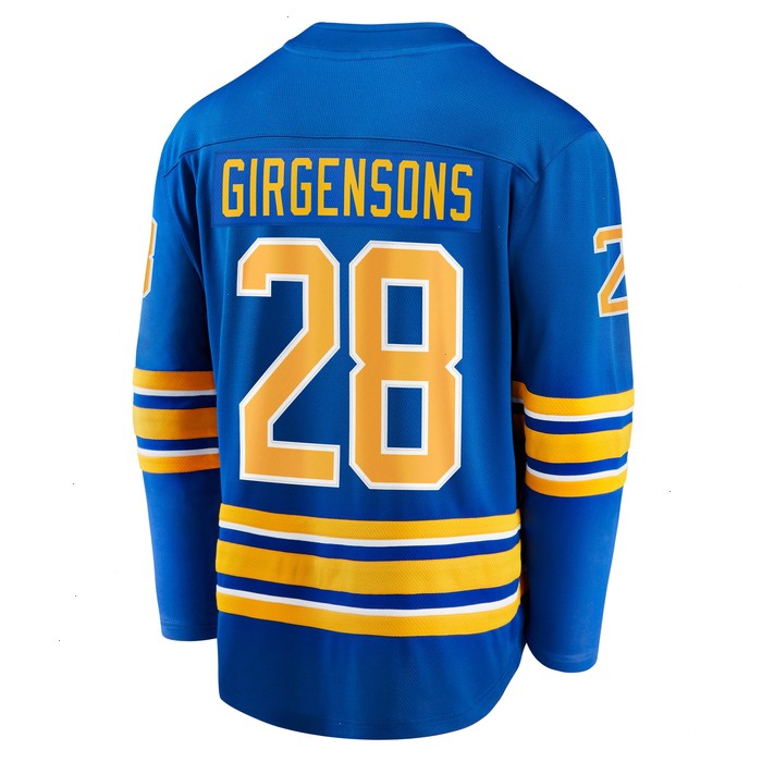 Zemgus Girgensons Buffalo Sabres Fanatics Branded Home Breakaway Player Jersey - Royal