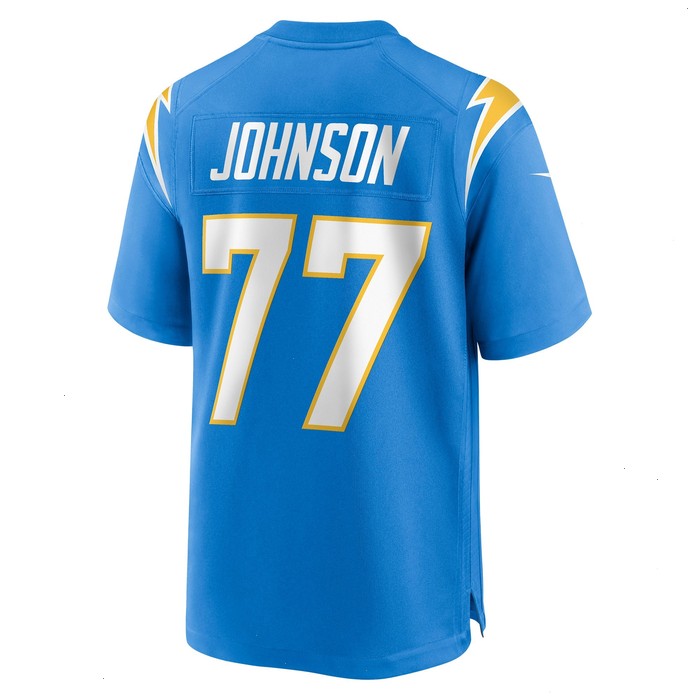 Zion Johnson Los Angeles Chargers Nike Player Game Jersey - Powder Blue